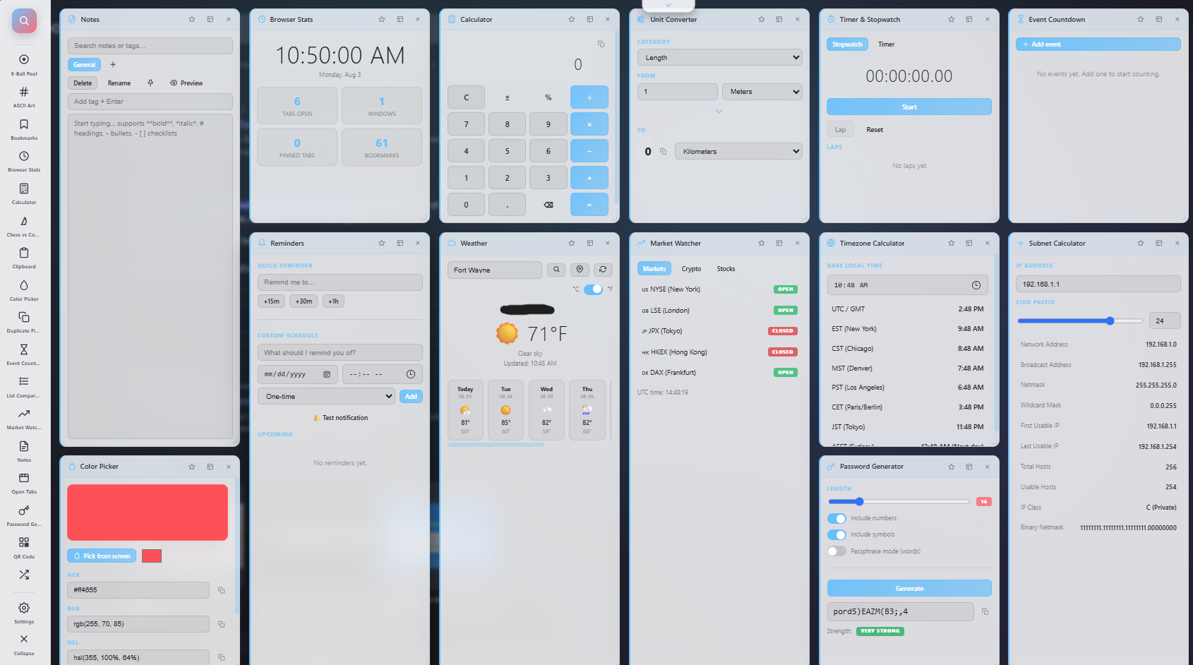 Overlay Command Palette - Chrome Extension screenshot 2
